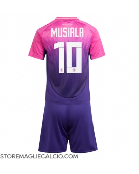 Germania Jamal Musiala #10 Maglia Gara Trasferta Repliche Europei 2024 Bambino